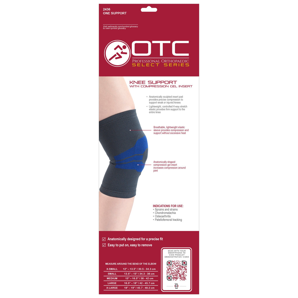 2436 / KNEE SUPPORT WITH COMPRESSION GEL INSERT — FAR HILLS PHARMACY STORE