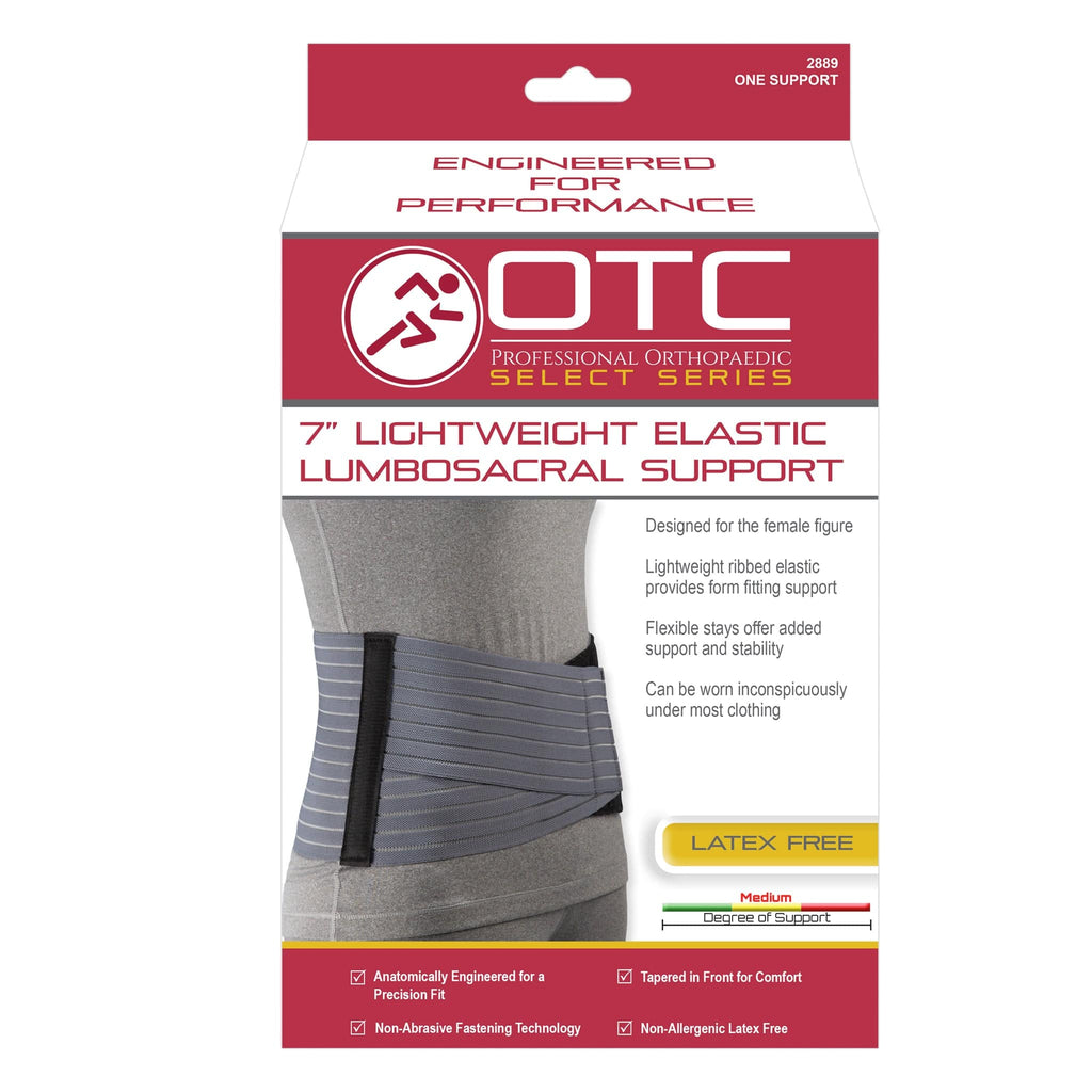 2889 / 7” LIGHTWEIGHT ELASTIC LUMBOSACRAL SUPPORT — FAR HILLS PHARMACY