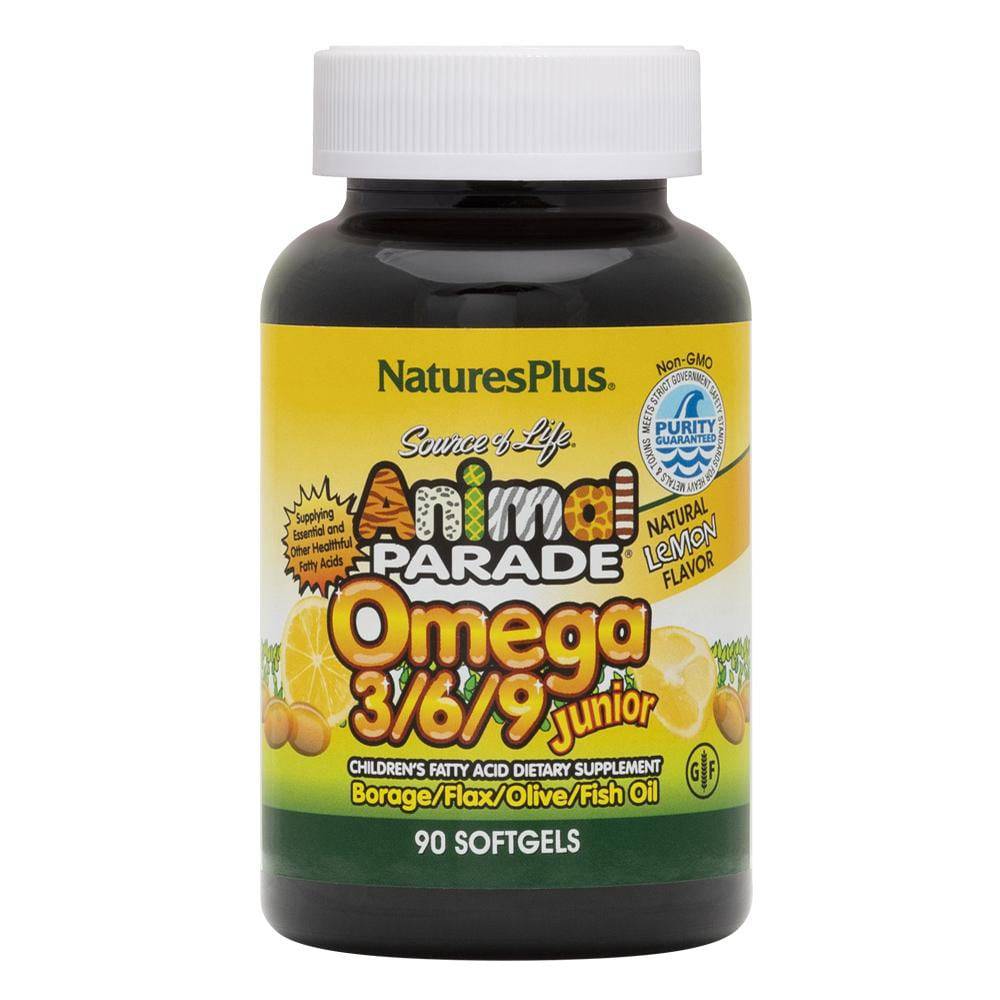 Animal Parade® Omega 3/6/9 Junior Softgels — FAR HILLS PHARMACY STORE