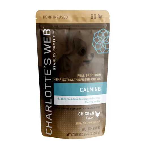 CHARLOTTE’S WEB | CBD CHEWS FOR DOGS CALMING | 60 COUNT