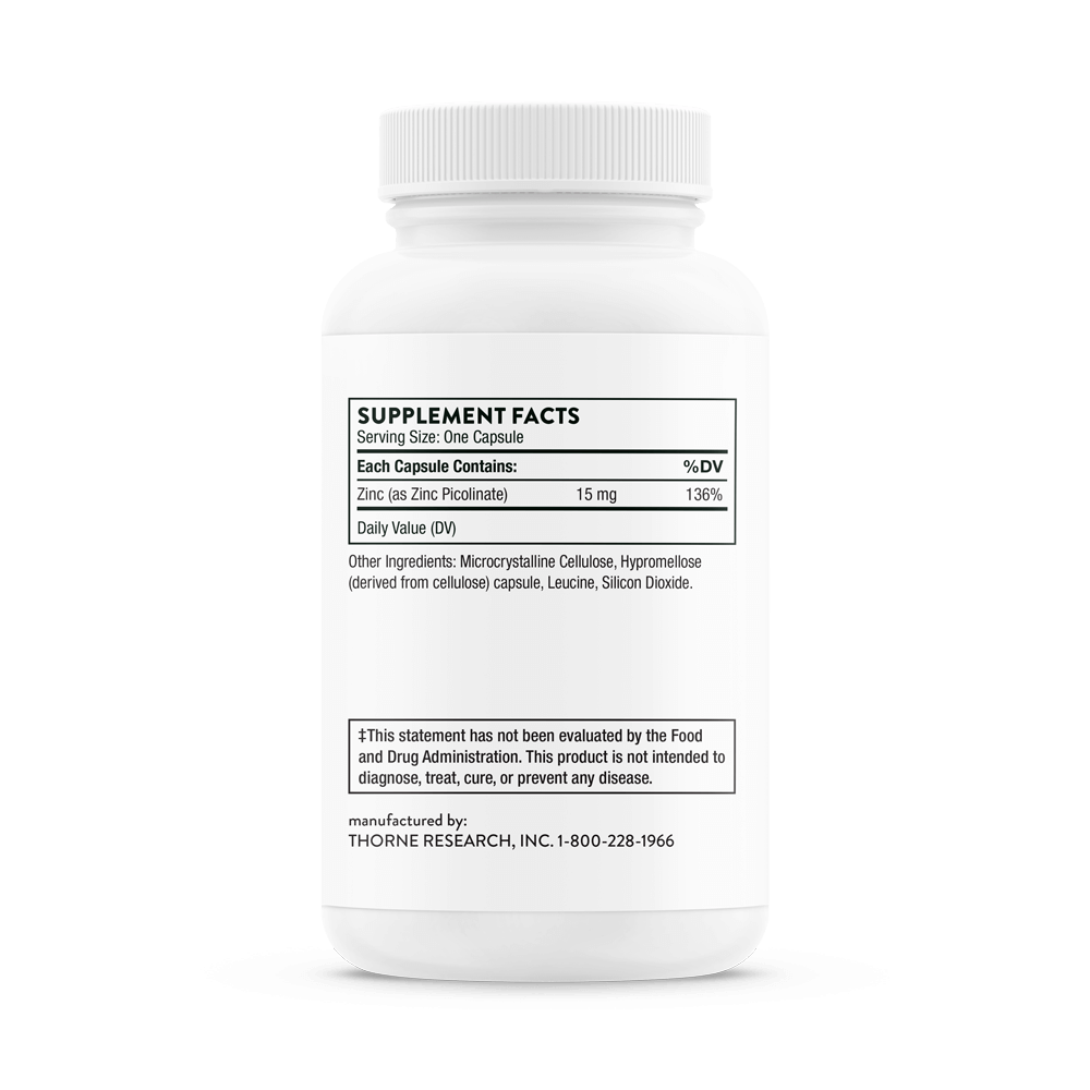 Zinc Picolinate 15 mg — FAR HILLS PHARMACY STORE