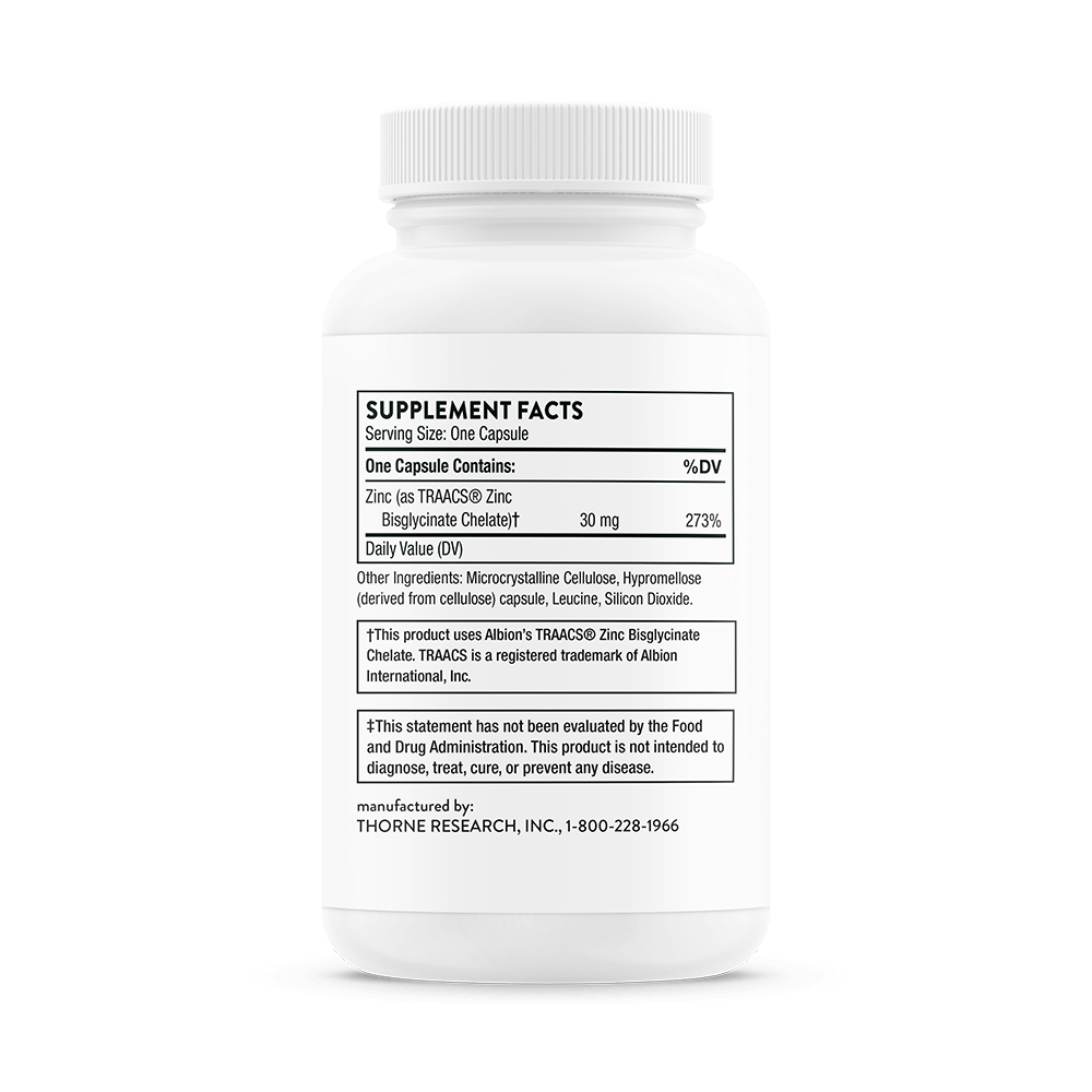 Zinc Bisglycinate 30 mg — FAR HILLS PHARMACY STORE