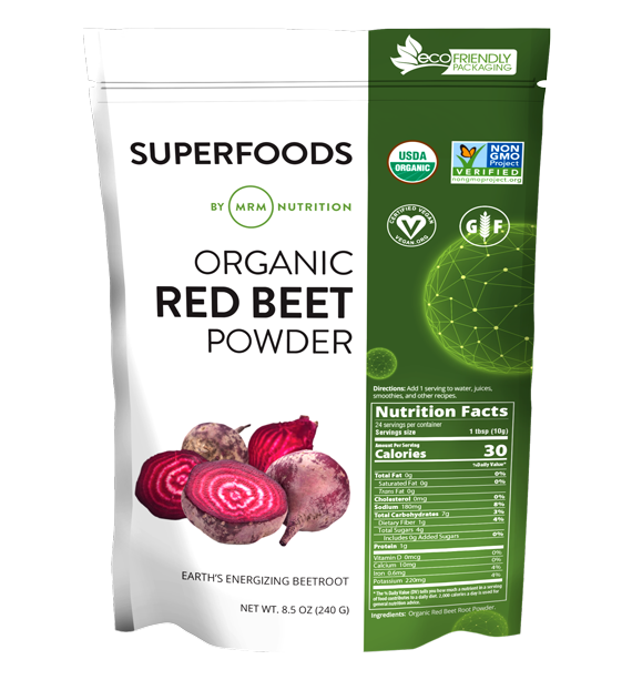 Organic Red Beet Powder 24 Servings — FAR HILLS PHARMACY STORE