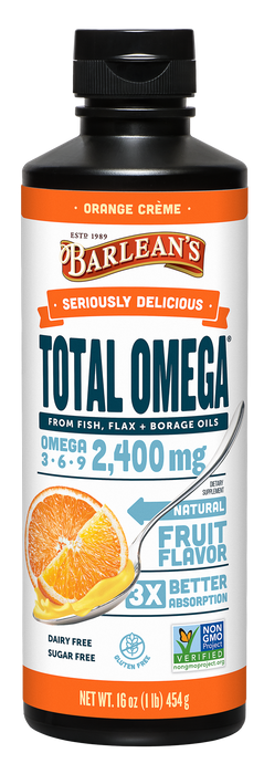 Seriously Delicious Total Omega Orange Creme 16 oz