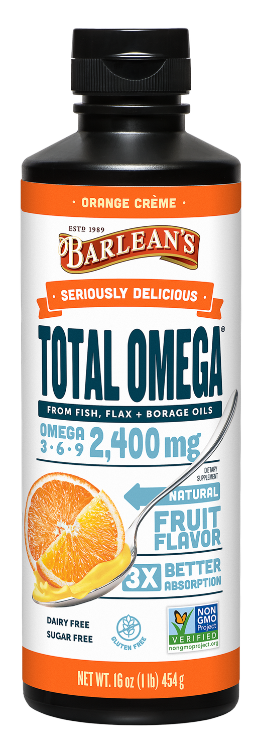 Seriously Delicious Total Omega Orange Creme 16 oz
