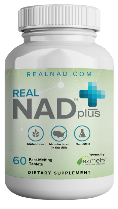 Real NAD+ 60 EZ Melt Tablets