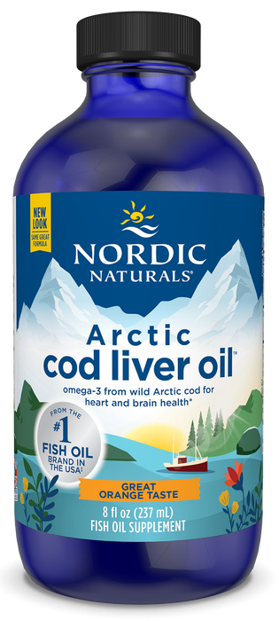 Arctic Cod Liver Oil Orange 8 fl oz
