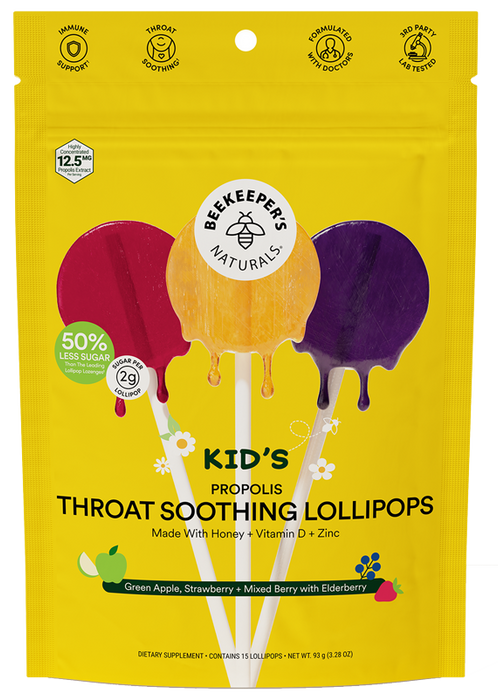 Kid's Throat Soothing 15 Lollipops
