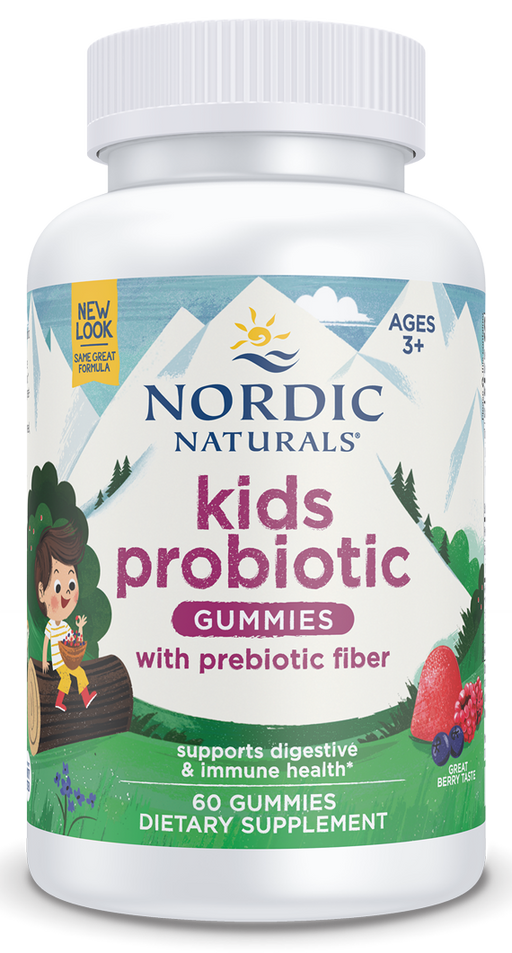 Kids Nordic Flora Probiotic Gummies Merry Berry Punch 60 Gummies