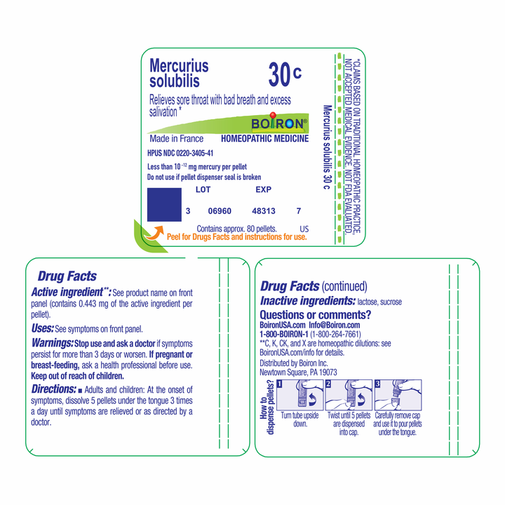 Mercurius solubilis 30C 80 Pellets