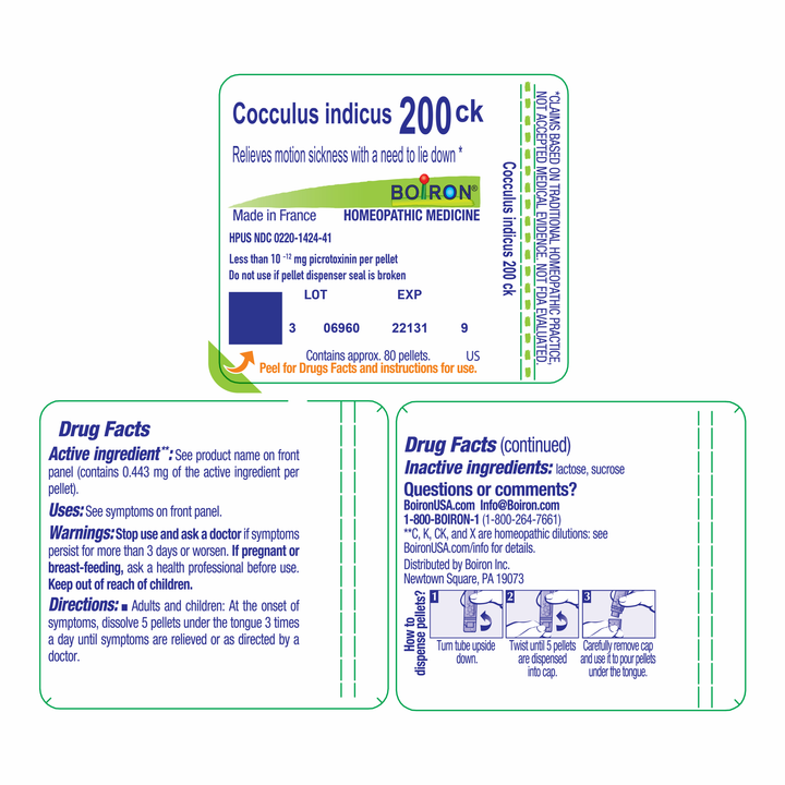 Cocculus indicus 200CK 80 Pellets