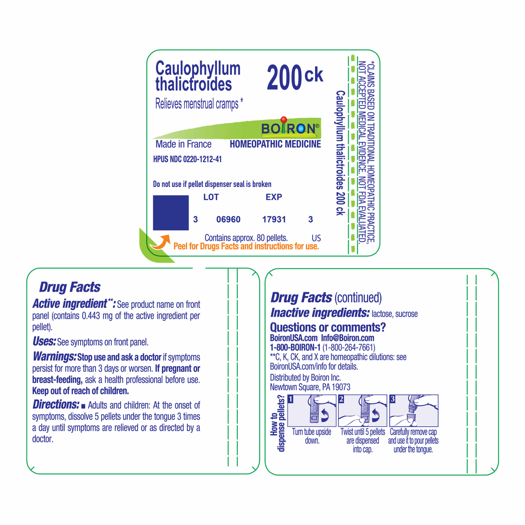 Caulophyllum thalictroides 200CK 80 Pellets