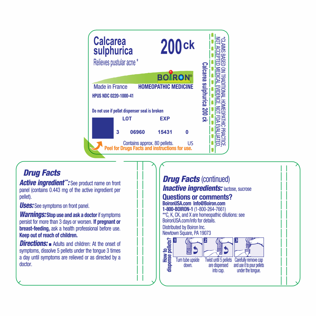 Calcarea sulphurica 200CK 80 Pellets