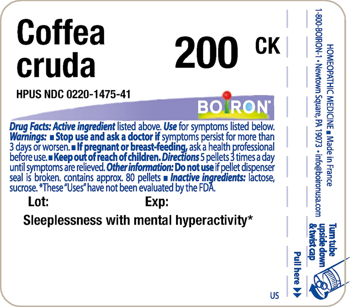 Coffea cruda 200CK 80 Pellets