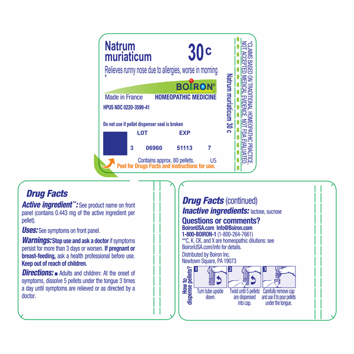 Natrum muriaticum 30C 80 Pellets - FAR HILLS PHARMACY STORE