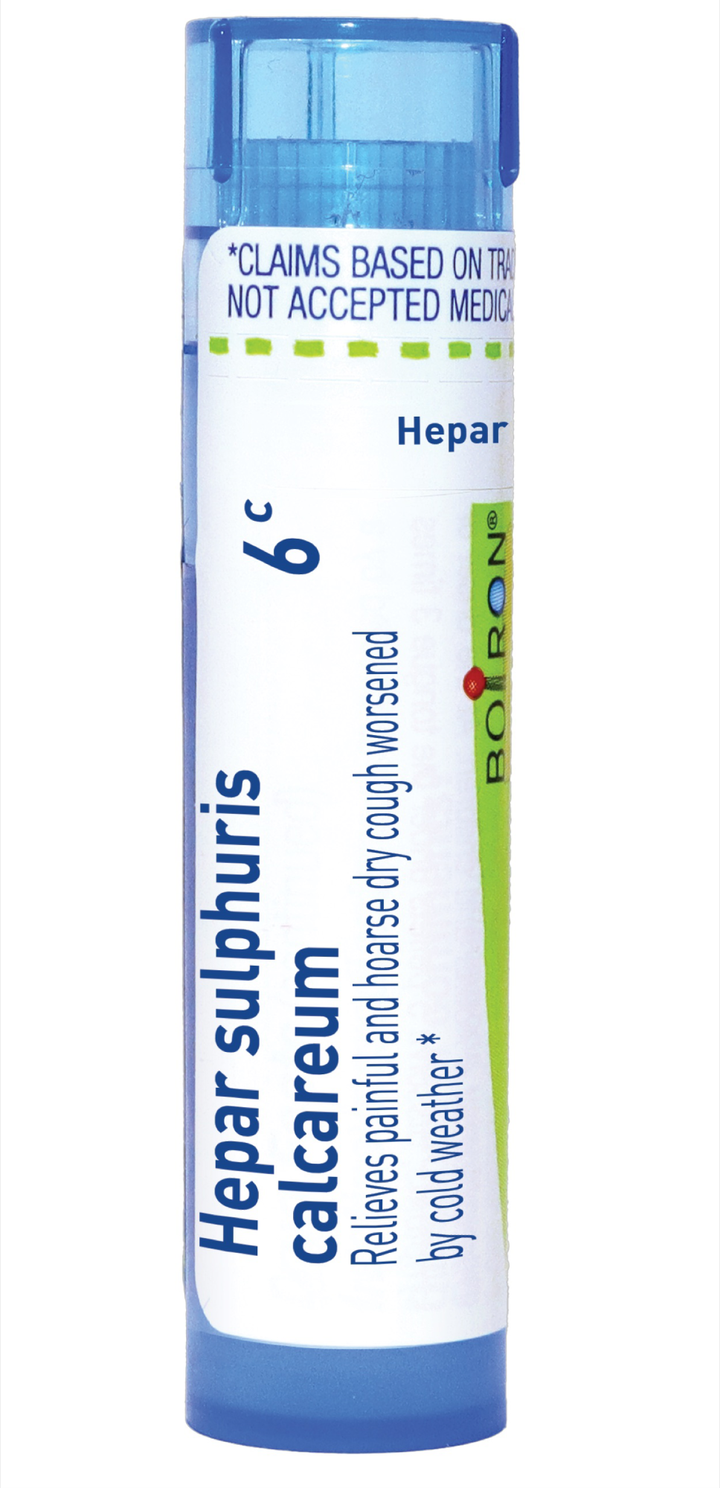 Hepar sulphuris calcareum 6C 80 Pellets