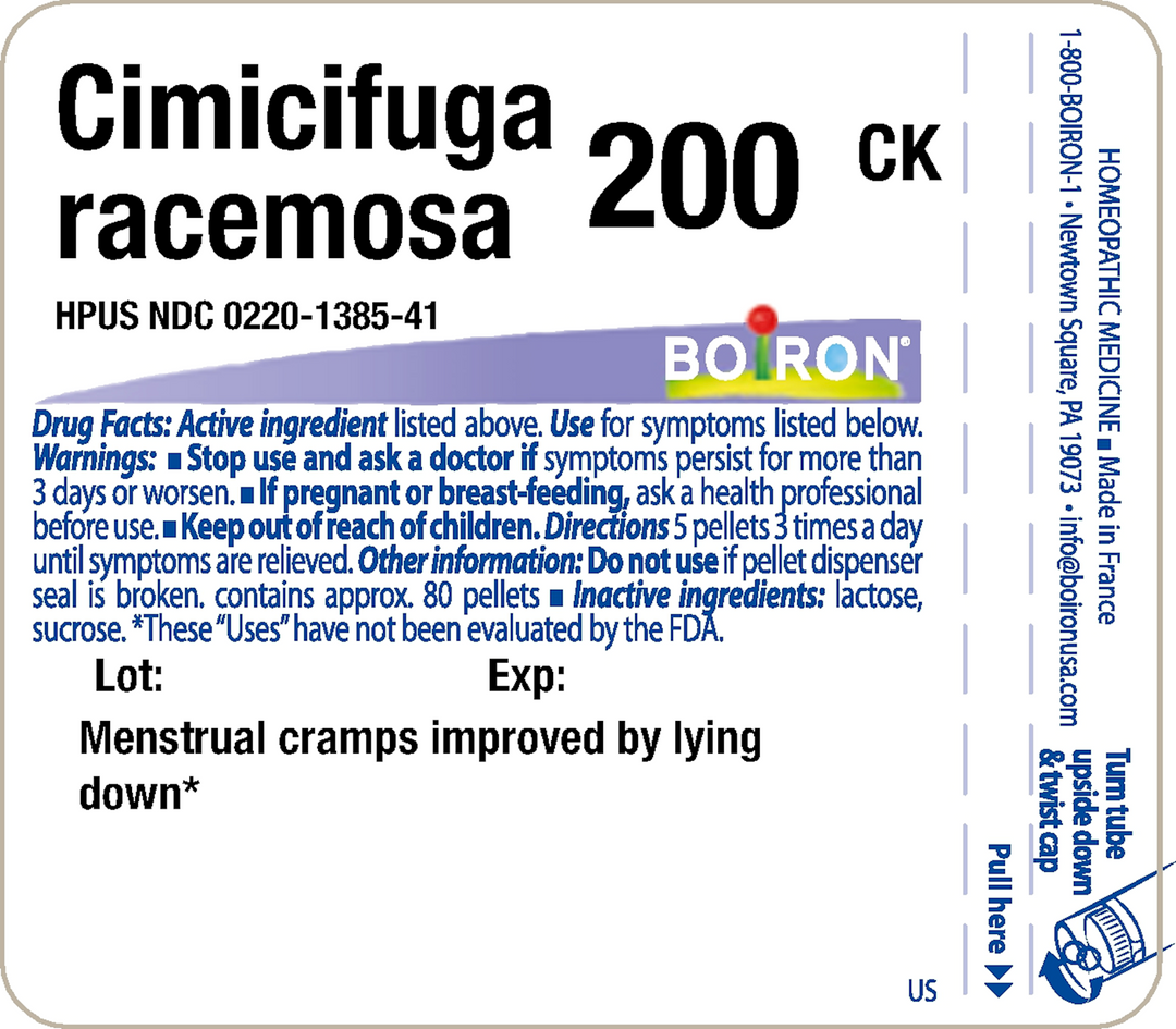 Cimicifuga racemosa 200CK 80 Pellets