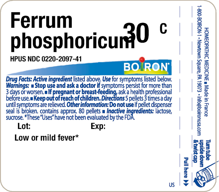 Ferrum phosphoricum 30C 80 Pellets - FAR HILLS PHARMACY STORE