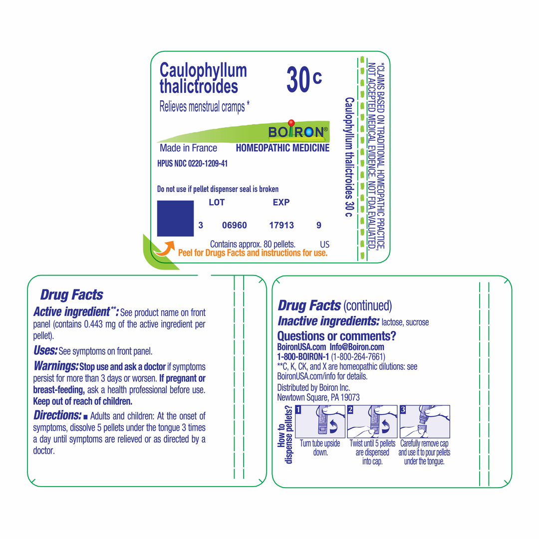 Caulophyllum thalictroides 30C 80 Pellets