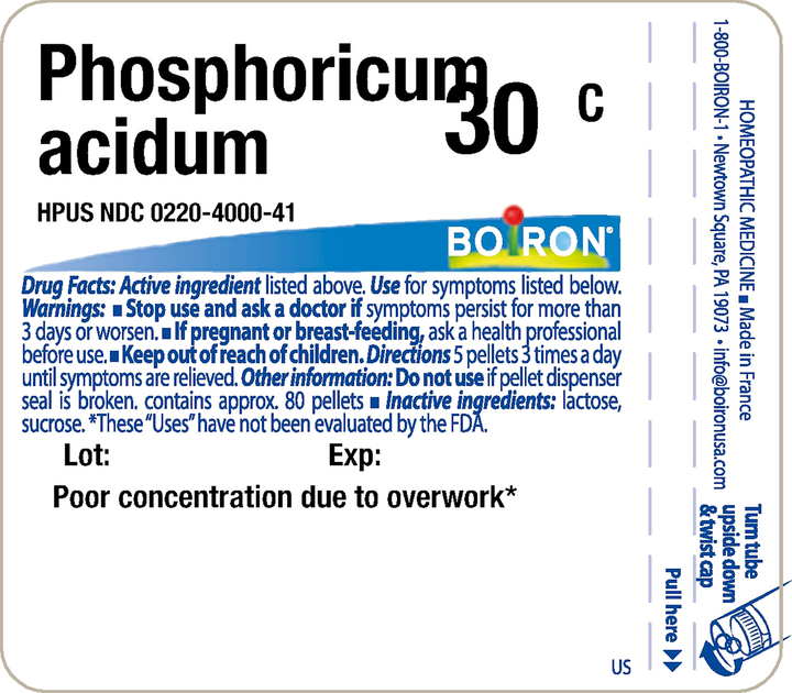 Phosphoricum acidum 30C 80 Pellets