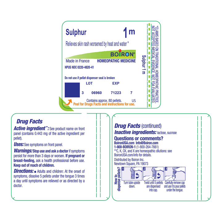 Sulphur 1M 80 Pellets