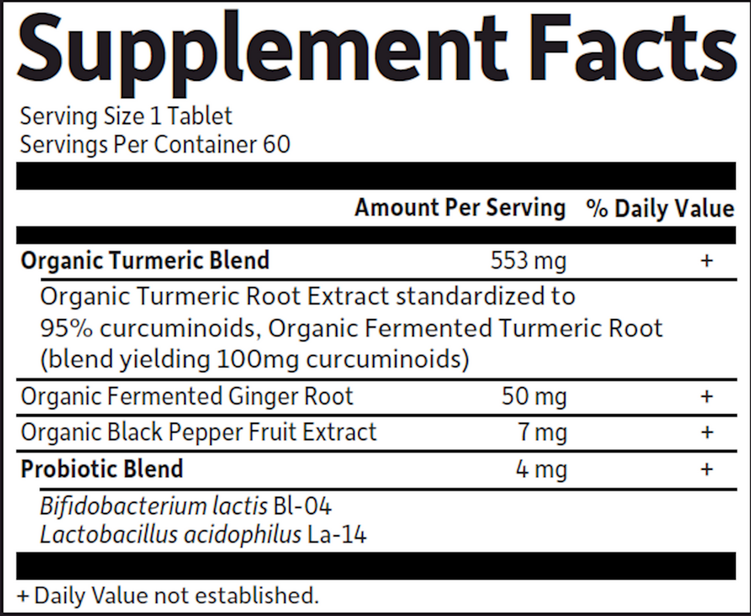 MyKind Organics Extra Strength Turmeric 60 tabs