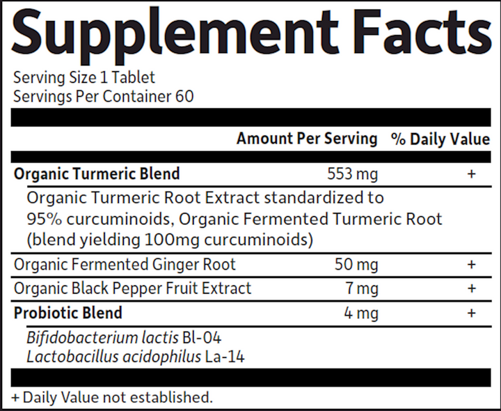 MyKind Organics Extra Strength Turmeric 60 tabs