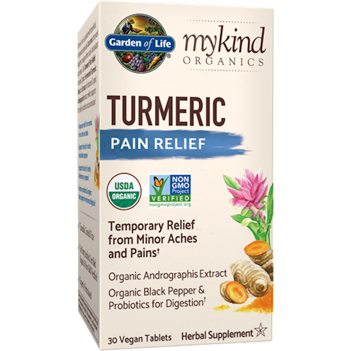 Mykind Organic Turmeric Pain Relief 30 Tabs