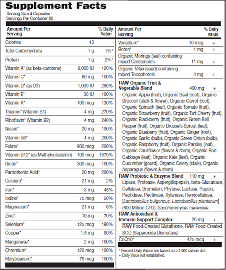 Vitamin Code Women's Multi 240 vegcaps