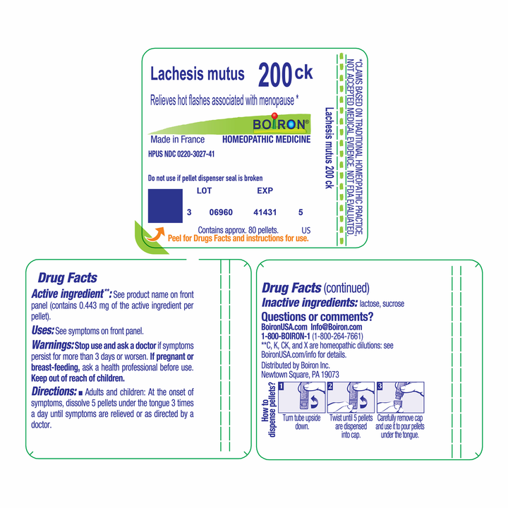 Lachesis mutus 200CK 80 Pellets