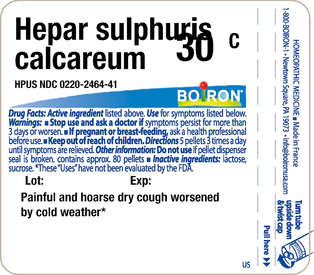 Hepar sulphuris calcareum 30C 80 Pellets