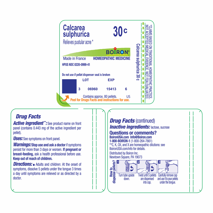 Calcarea sulphurica 30C 80 Pellets