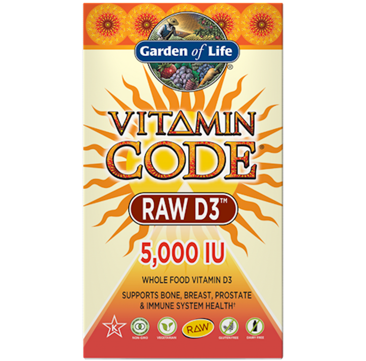 Vitamin Code Raw D3 5000 60 caps