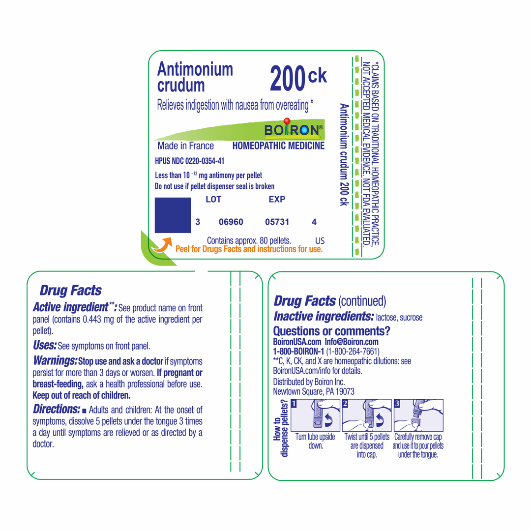 Antimonium crudum 200CK 80 Pellets