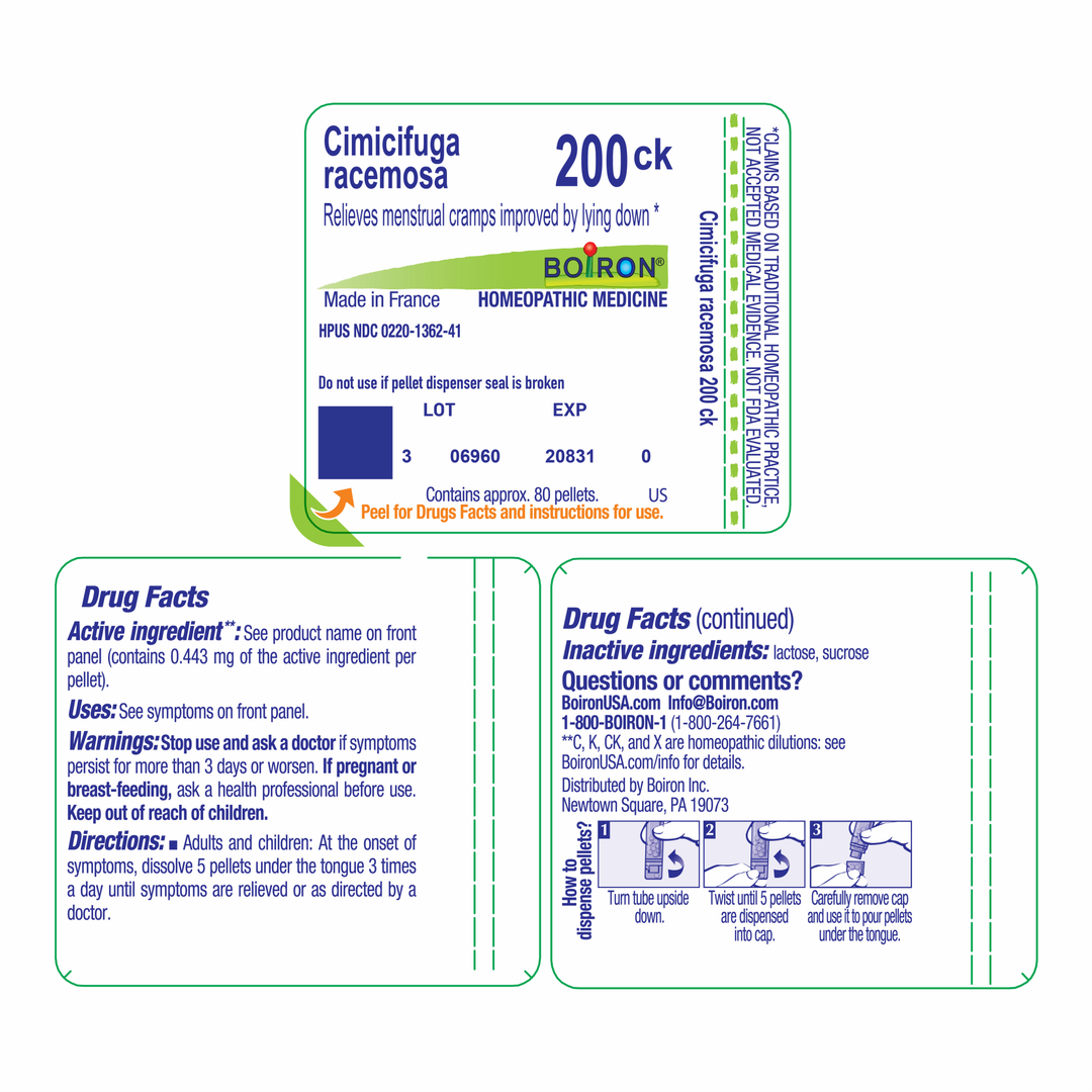 Cimicifuga racemosa 200CK 80 Pellets