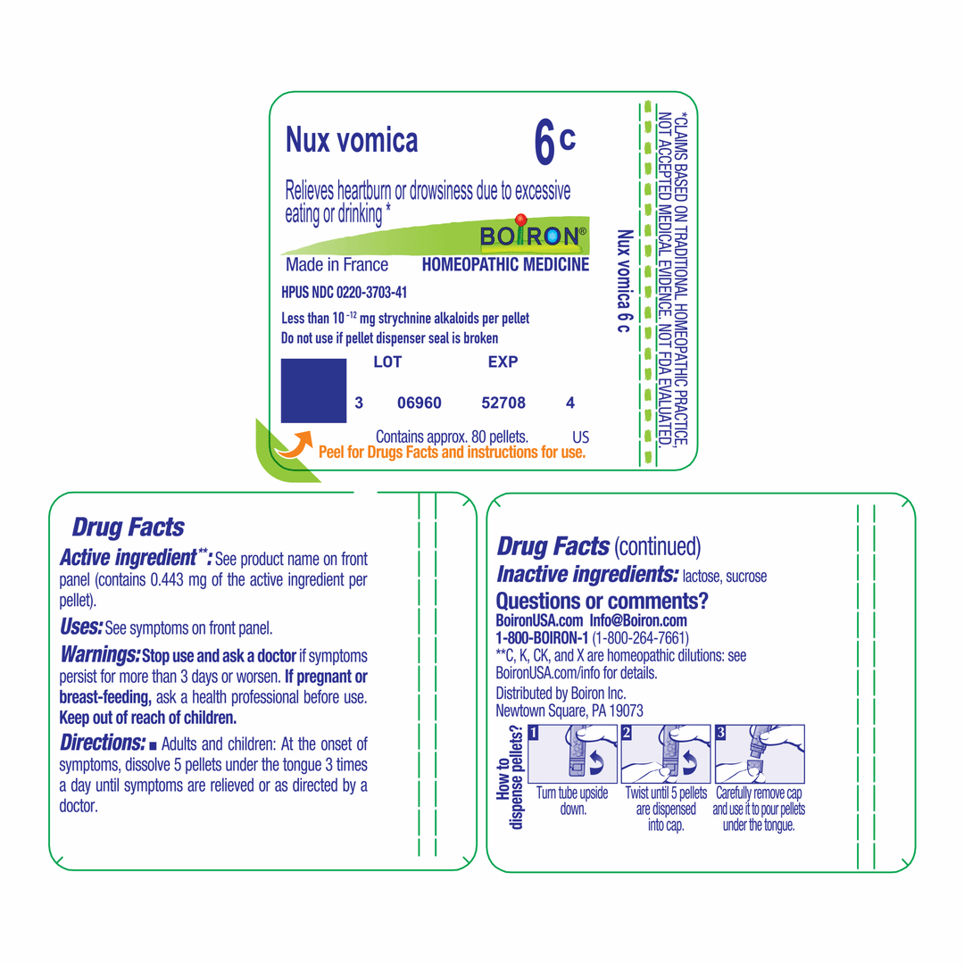 Nux vomica 6C 80 Pellets - FAR HILLS PHARMACY STORE
