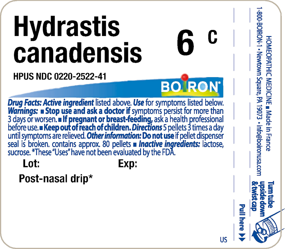 Hydrastis canadensis 6C 80 Pellets