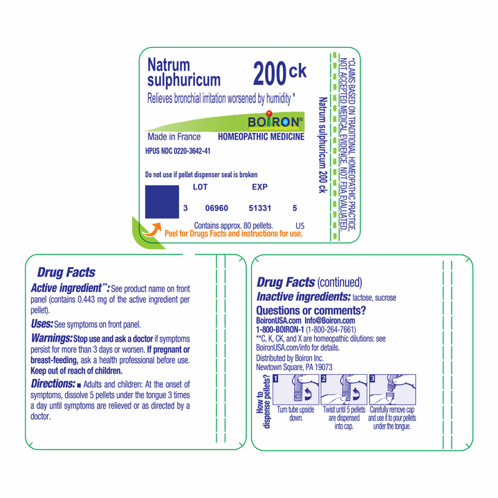 Natrum sulphuricum 200CK 80 Pellets