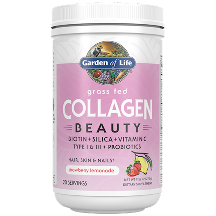 Grass Fed Collagen Beauty Strawberry Lemonade 9.52 oz