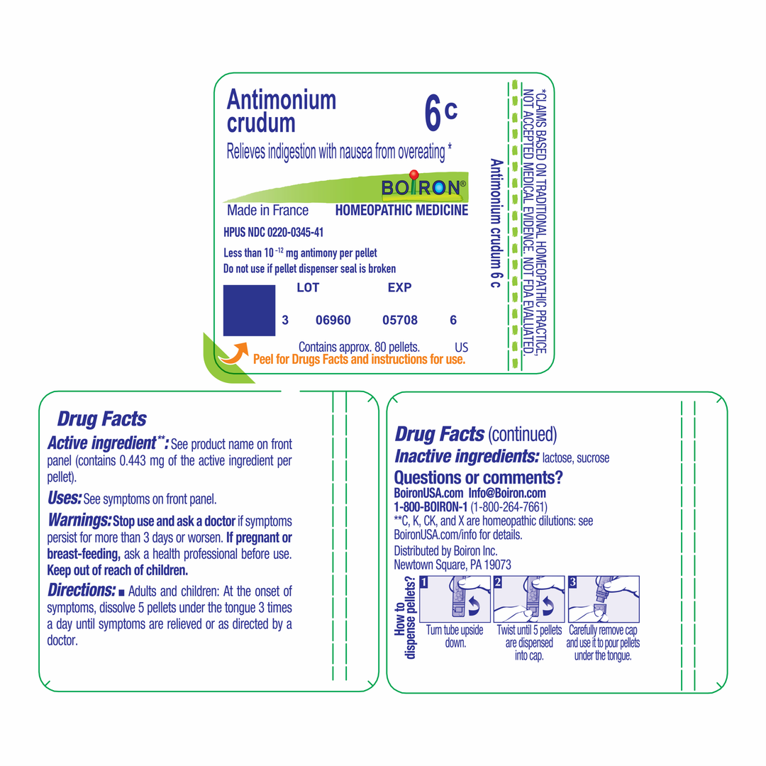 Antimonium crudum 6C 80 Pellets