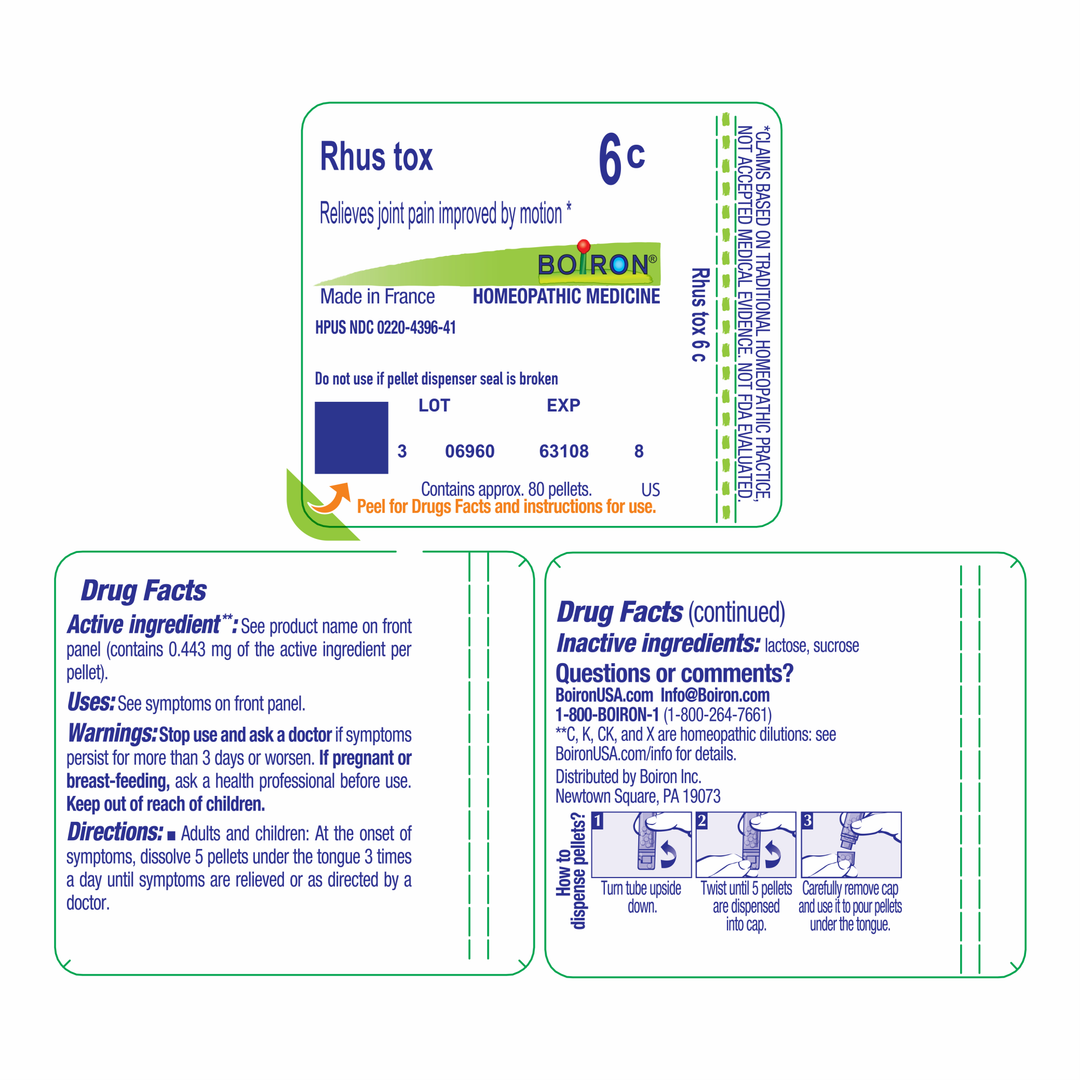 Rhus toxicodendron 6C 80 Pellets