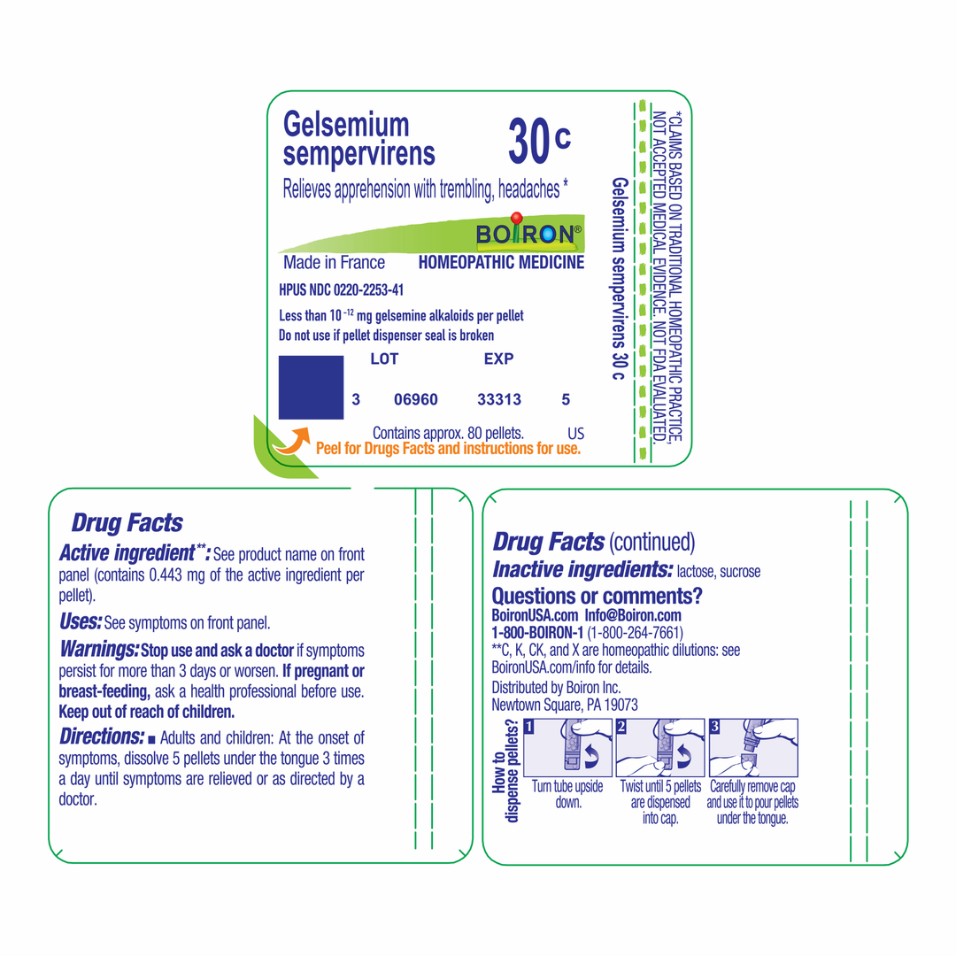 Gelsemium sempervirens 30c 80 Pellets