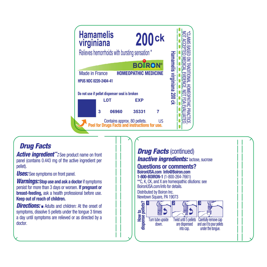 Hamamelis virginiana 200CK 80 Pellets