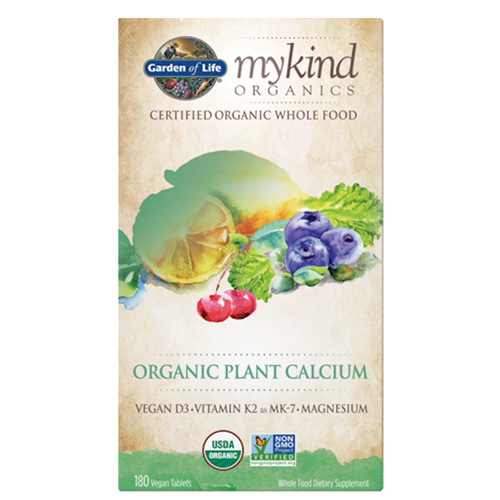 Mykind Organics Plant Calcium 180 tabs