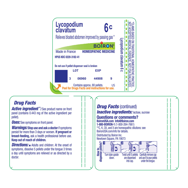 Lycopodium clavatum 6C 80 Pellets