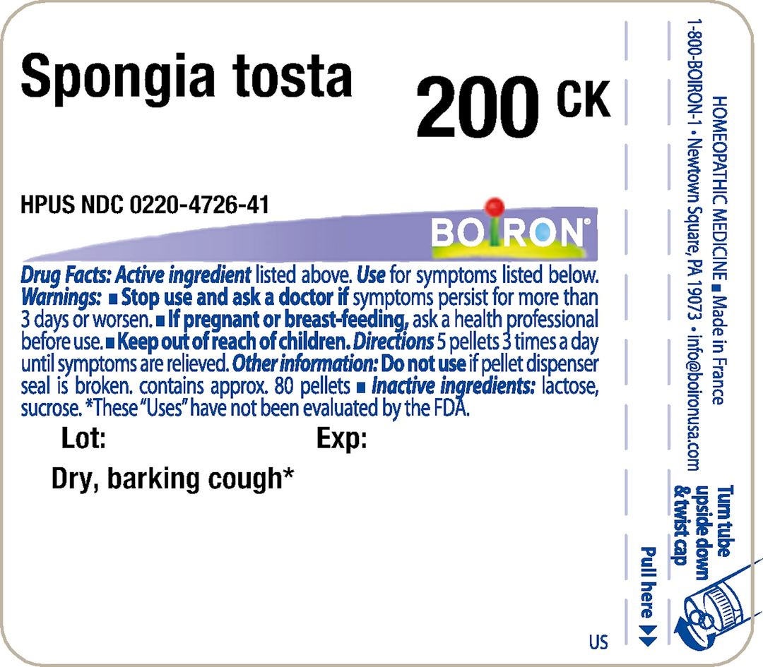 Spongia tosta 200CK 80 Pellets