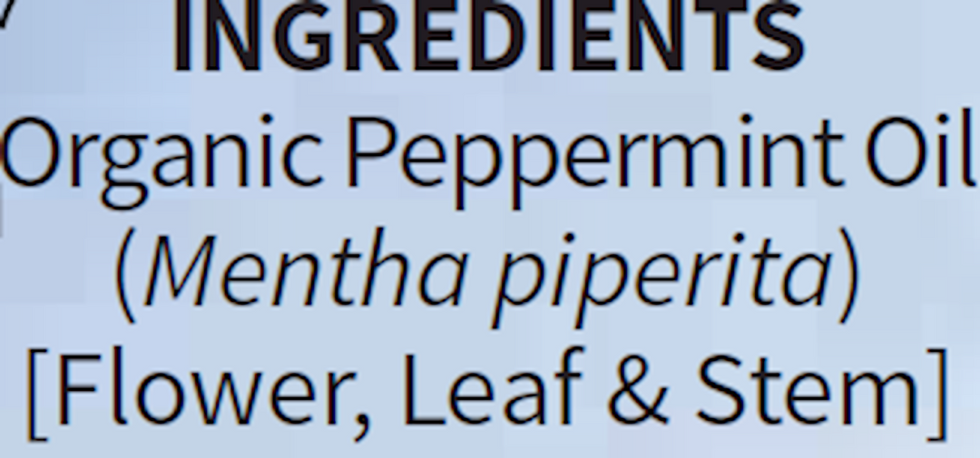 Peppermint Essential Oil Organic 1 fl oz