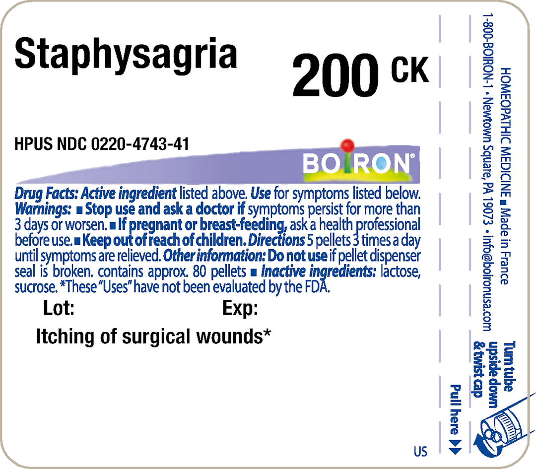 Staphysagria 200CK 80 Pellets