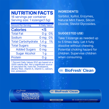 Enzymatic Mouth-Cleaning Lozenges