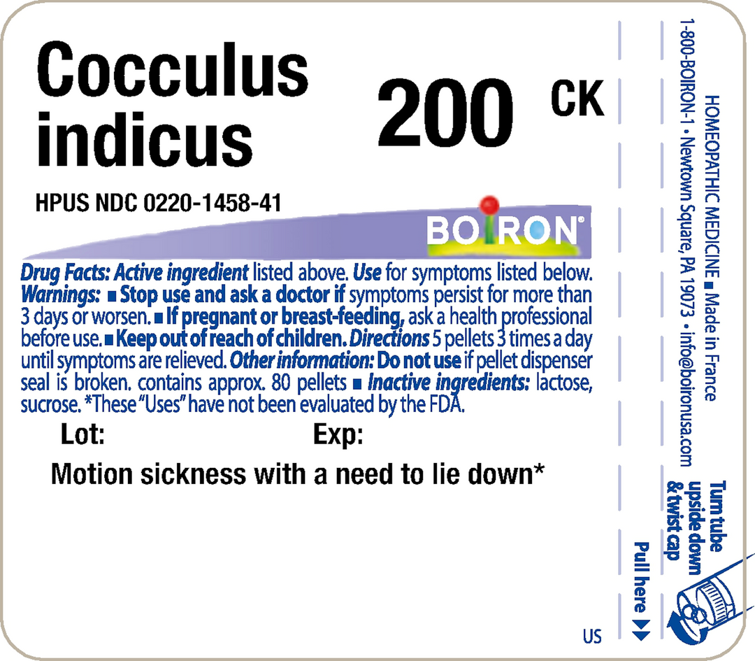 Cocculus indicus 200CK 80 Pellets